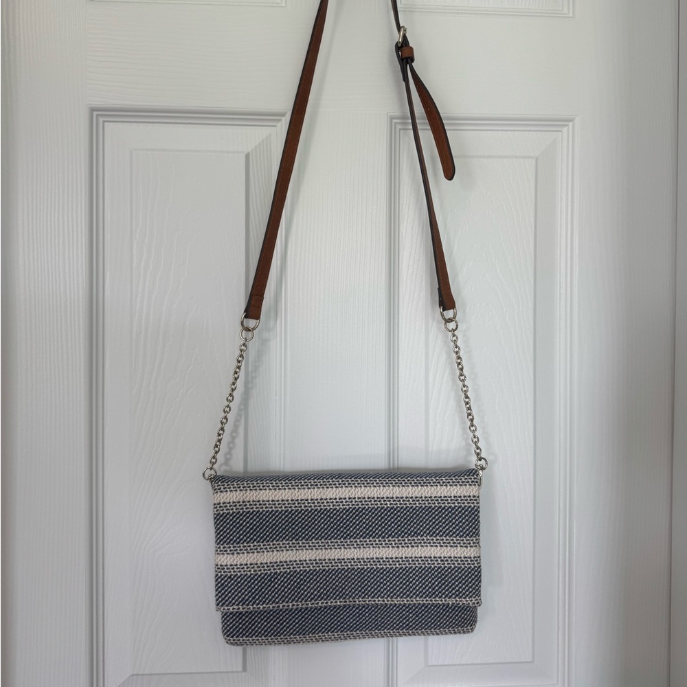 Stylish Striped Crossbody Bag